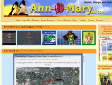 Tablet Screenshot of ann-mary.com